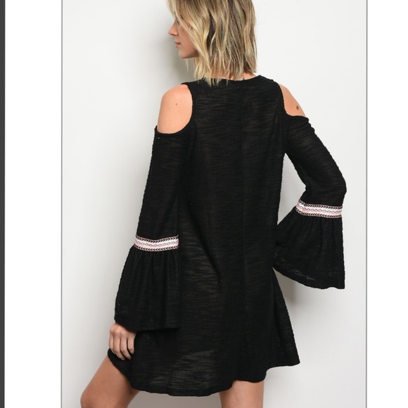 ❣!! BOHO BLACK DRESS 💋💋 - Picture 2 of 5